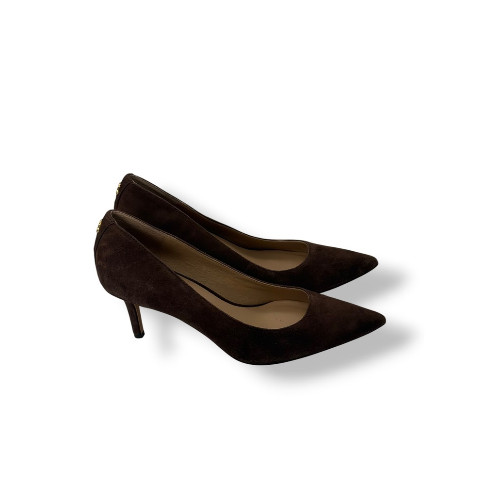 Lauren Ralph Lauren Womens Brown Suede Pointed Toe Pumps Stiletto Heels Size 6B - Picture 5 of 10